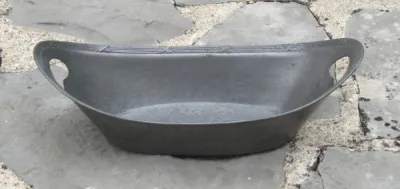 Corbeille en étain art nouveau signée osiris - Collection