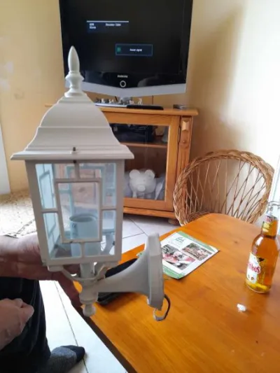 Applique murale exterieur blanc - lampe extérieur - photo 4