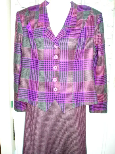 Tailleur Haute couture laine et soie taille 44-46 - Vêtements Femme - Paris 16e (75016)