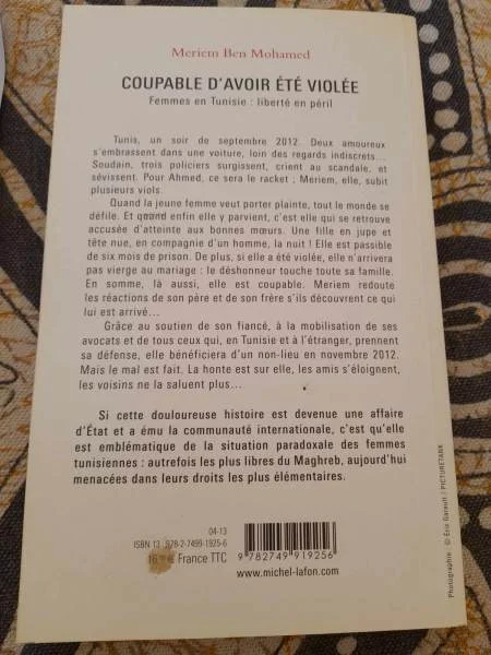 Coupable d'avoir été violée - meriem ben mohamed - Livres - Saint-Satur (18300)