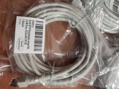 3 cables ecolan rj45 sftp cat.5e 5metres - photo 2