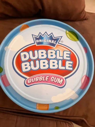 Seau Publicitaire en Métal Vide Dubble Gum - - photo 4
