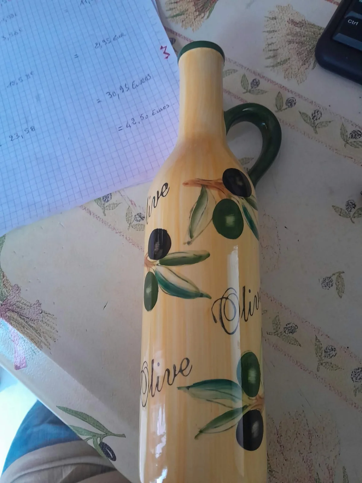 bouteille d'huile d'olive - Arts de la Table - Saint-Satur (18300)