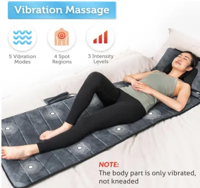 Tapis de Massage Chauffant, Matelas de Massage com - photo 2