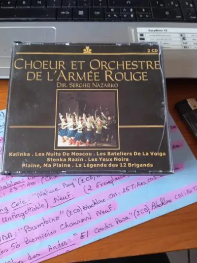 Cd " choeur et orchestre de l'armée rouge " - CD, DVD & Vinyles - Saint-Satur (18300)