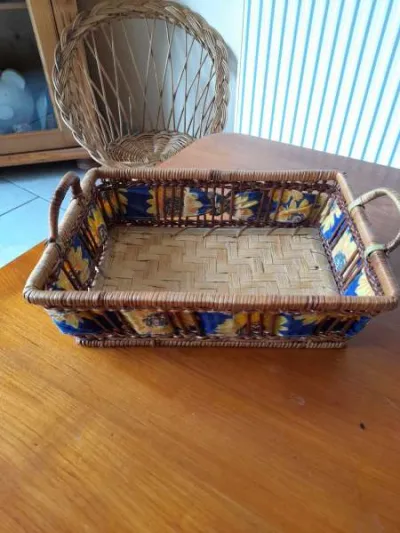 Panier de rangement en osier - photo 4