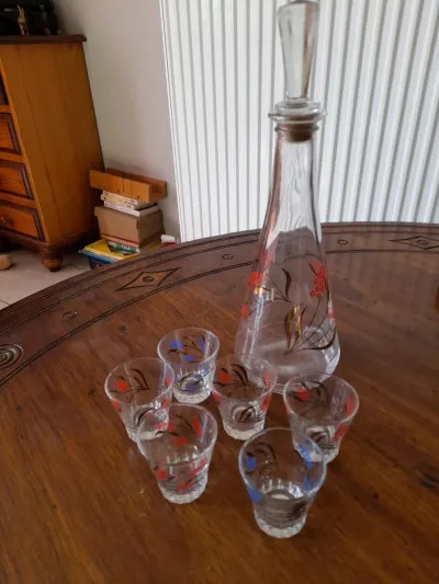 Service à Liqueur en Verre - - Arts de la Table