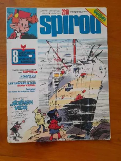Spirou hebdomadaire n° 2010 - 39 e année - Livres - Saint-Satur (18300)