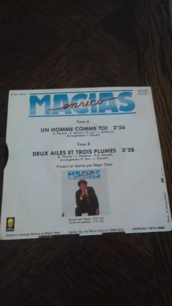 45 t enricos macias "un homme comme toi " - photo 2