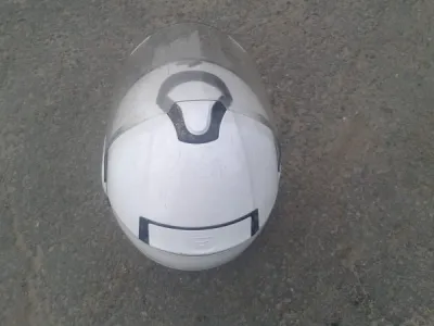 Casque moto intégral blanc - photo 4