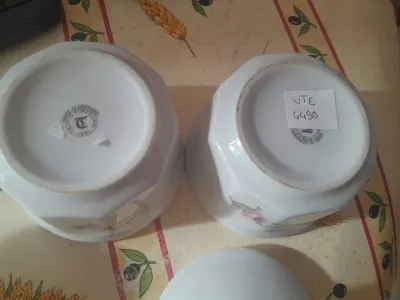 Triptis Porzellan-Lot de 2 pots à condiments - photo 4