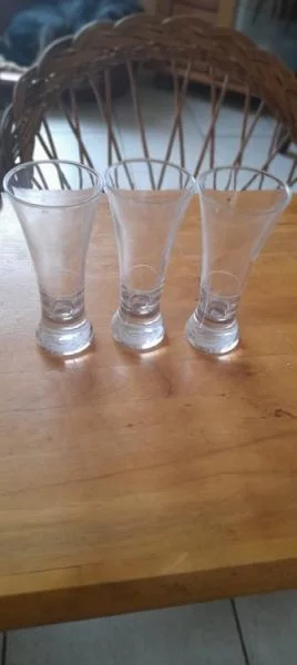 Verre a apéritif transparent avec trait doseur - Collection - Saint-Satur (18300)