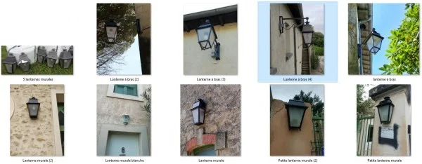 Lanternes à bras et lanternes murales - Décoration - Montpellier (34000)