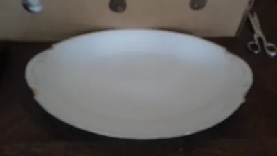 Plat oval blanc porcelaine de limoges - Collection - Saint-Satur (18300)