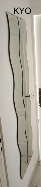 Ikea 2 miroirs mural ondulé asymétrique vague - photo 2