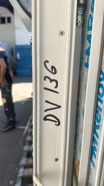 Fenêtre pvc blanc un vantail Haut 1430 / Larg 970 - photo 2