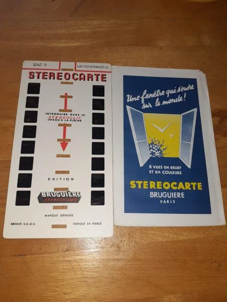 Stereocarte 2047.9 lac du bourget (1) - Collection - Saint-Satur (18300)