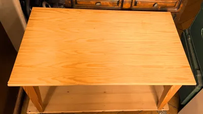 Table basse rectangulaire en chêne 84x50 cm H 45cm - photo 2