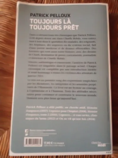 Livre patrick pelloux " toujours là,toujours prêt - photo 2