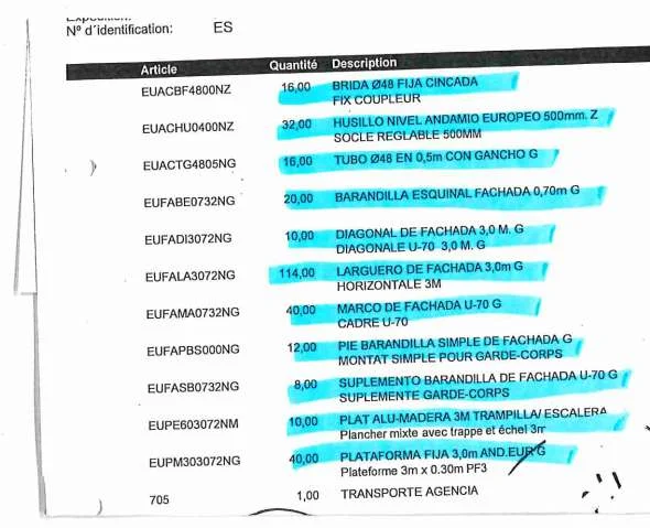 Echafaudage - Autre Matériel Pro - Montauban (82000)