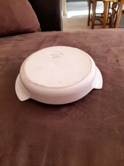 Guy Degrenne - Plat Rond à Oreille en Porcelaine - photo 3