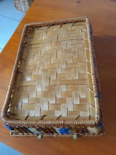 Panier de rangement en osier - photo 2