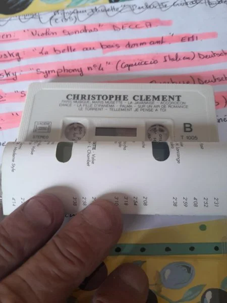 Cassette audio " christophe clément " - CD, DVD & Vinyles - Saint-Satur (18300)