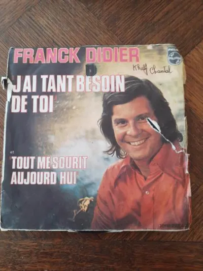 45 t "franck didier" - CD, DVD & Vinyles - Saint-Satur (18300)