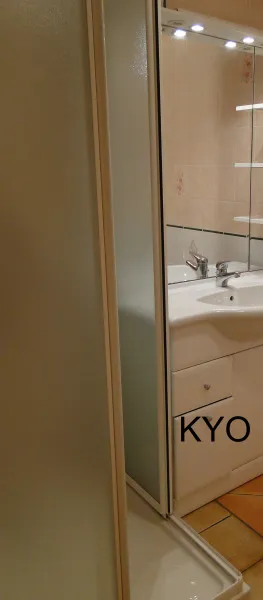 Parois douche carrée accès d'angle droit blanc - photo 3