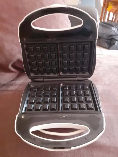Appareil à Gaufre électrique Blanc -Gaufrier Doubl - photo 3
