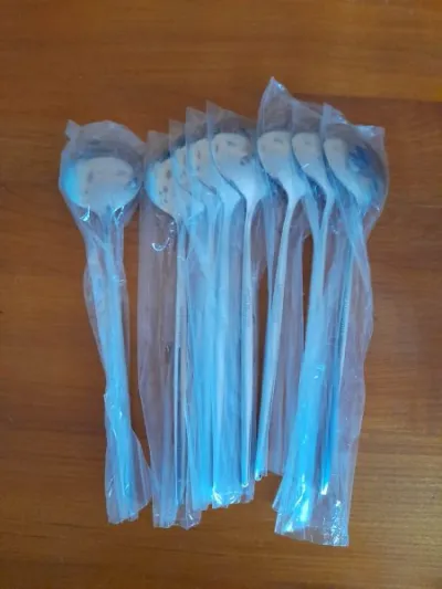 Lot 8 grandes cuillères inox - Collection - Saint-Satur (18300)