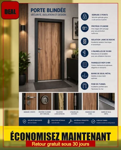 Porte blindée pour sécuriser votre entrée - photo 2