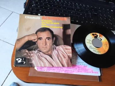 45t " charles aznavour " - photo 2