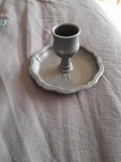 Bougeoirs terre cuite de briare - logo inscrit - photo 2