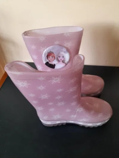 Bottes en caoutchouc la reine des neiges ii- rose - Chaussures