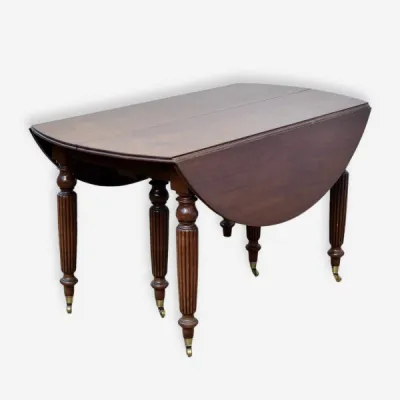 Table d'époque louis philippe en acajou (1830-1848 - Meubles - Pantin (93500)