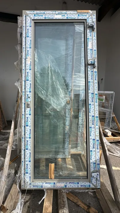 Porte fenêtre en alu un vantail H 2460 / L 1050 - Bricolage