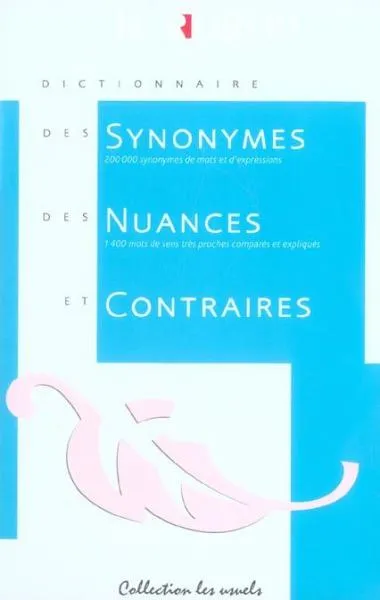 Dict synonymes nuances et cont - Livres - Serres-Castet (64121)