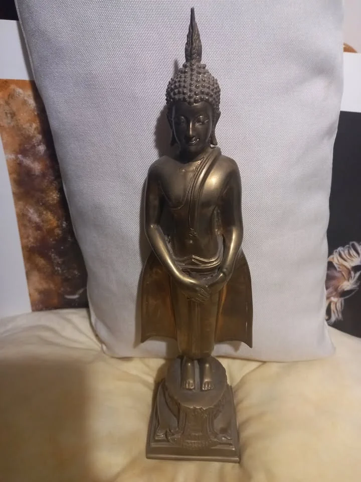 STATUETTE BRONZE LAITON THAILANDE - Décoration - Nant (12230)