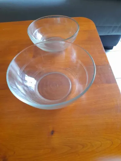 Lot 2 saladiers en verres duralex - photo 2