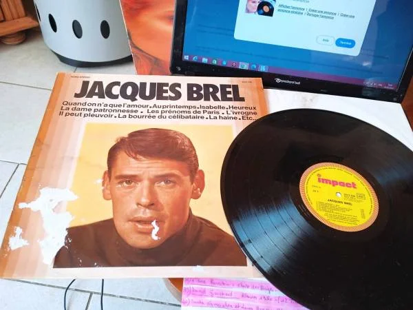 33t " jacques brel " - CD, DVD & Vinyles - Saint-Satur (18300)