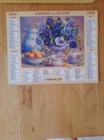 Almanach du facteur 2008 - Collection - Saint-Satur (18300)