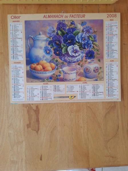 Almanach du facteur 2008 - Collection - Saint-Satur (18300)