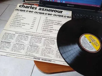 33t " charles aznavour " - photo 2