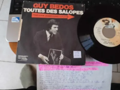 45t " guy bedos et sophie daumier " - CD, DVD & Vinyles - Saint-Satur (18300)