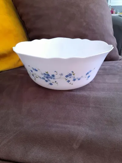 Arcopal -Saladier de Service en Verre d' Opaline - Arts de la Table