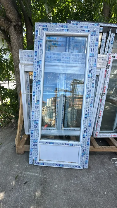 Porte fenêtre pvc blanc un vantail - Bricolage