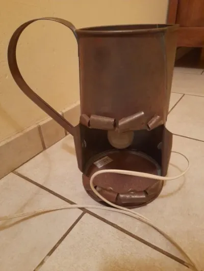 Lampe de pichet en métal - lampe de table - photo 4