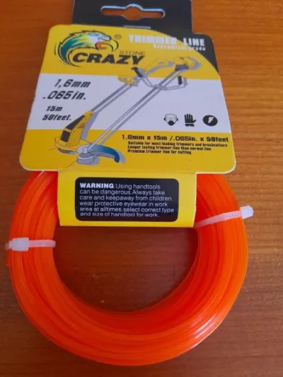 Fil pour débroussailleur 1,6 mm x 15 m - Bricolage - Saint-Satur (18300)