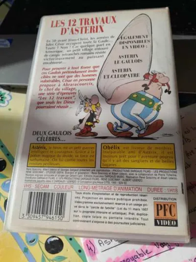 Cassette vhs " astérix " - photo 2